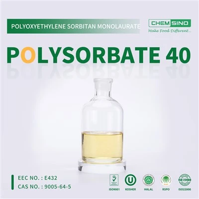 Izkoristite potencial emulzij z vsestranskostjo polisorbatov Liquid Polysorbate 40 ŠT. CAS.9005-66-7