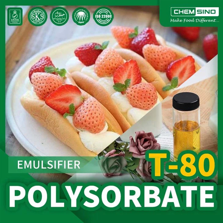 POLIOKSIETILEN SORBITAN MONOOLEAT T-80 TWEEN 80 Tekočina Cas 9005-65-6