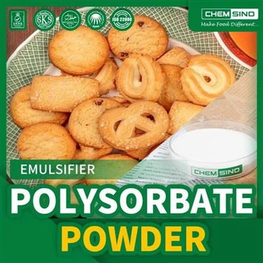 Za sladoled polioksietilen sorbitan monooleat polisorbat v prahu T80-z št. CAS 9005-65-6