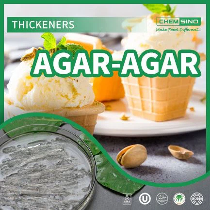 Veganski želatinski alternativni agar agar za prehrambeno industrijo